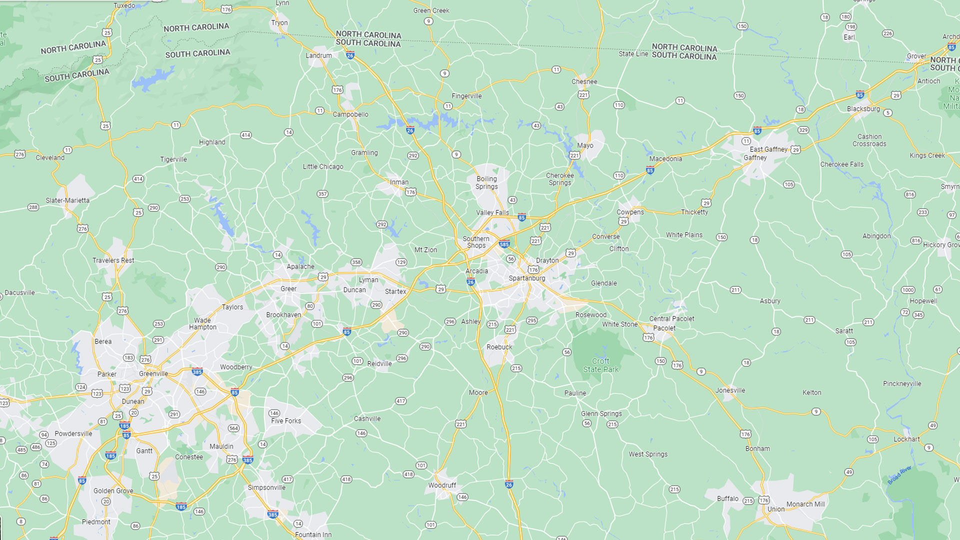 Service Areas