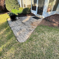 01 drainage correction paver walkway installation