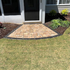02 drainage correction paver walkway installation