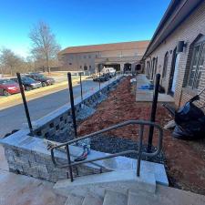 Retaining wall and artificial grass installation in spartanburg sc